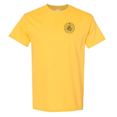 Gildan Unisex Outlined Emblem Printed T-Shirt Thumbnail