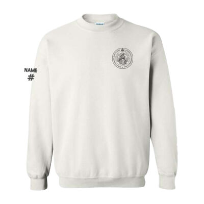 Gildan Unisex Outlined Emblem Printed Crewneck Thumbnail