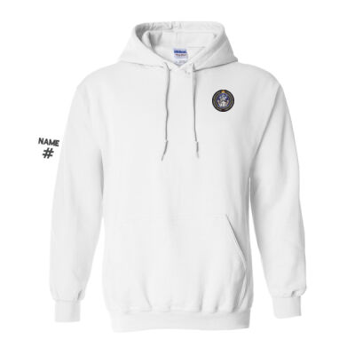 Gildan Unisex Colourful Emblem Printed Hoodie Thumbnail